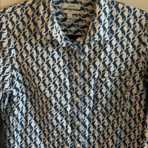 Women’s J.Crew Seahorse longsleeve button up shirt